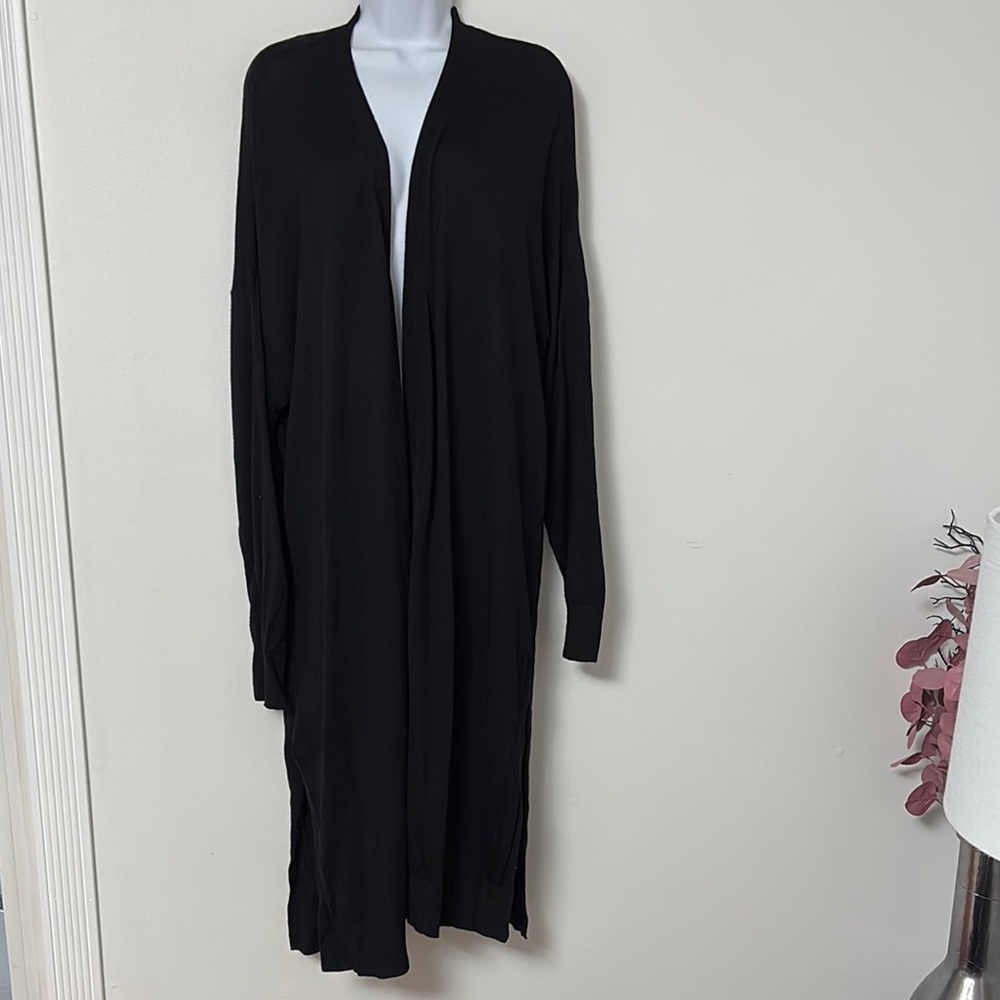 Ann Taylor Black Duster Sweater